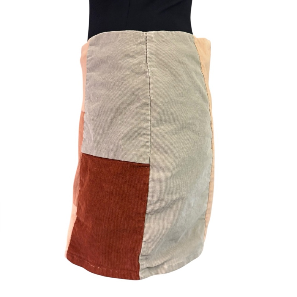 Le Lis Multicolor Patchwork Mini Skirt - image 8